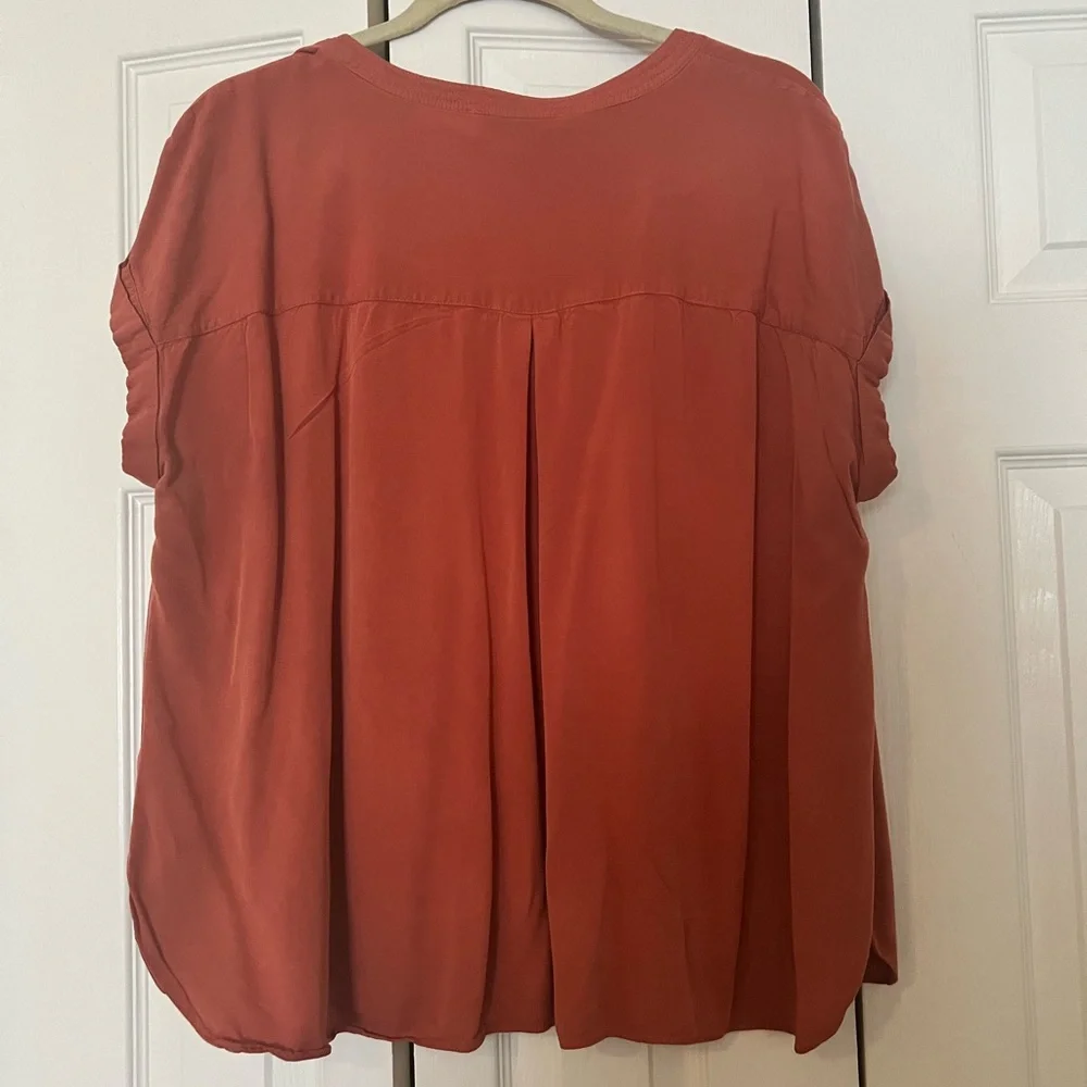 Rose & Olive Rust Blouse - Picture 4 of 9